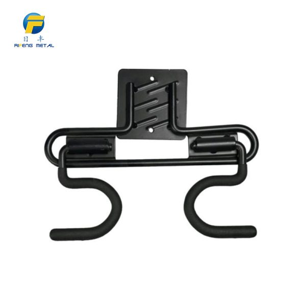 Heavy-duty garage broom with hole metal double S-hook for heavy weight storage