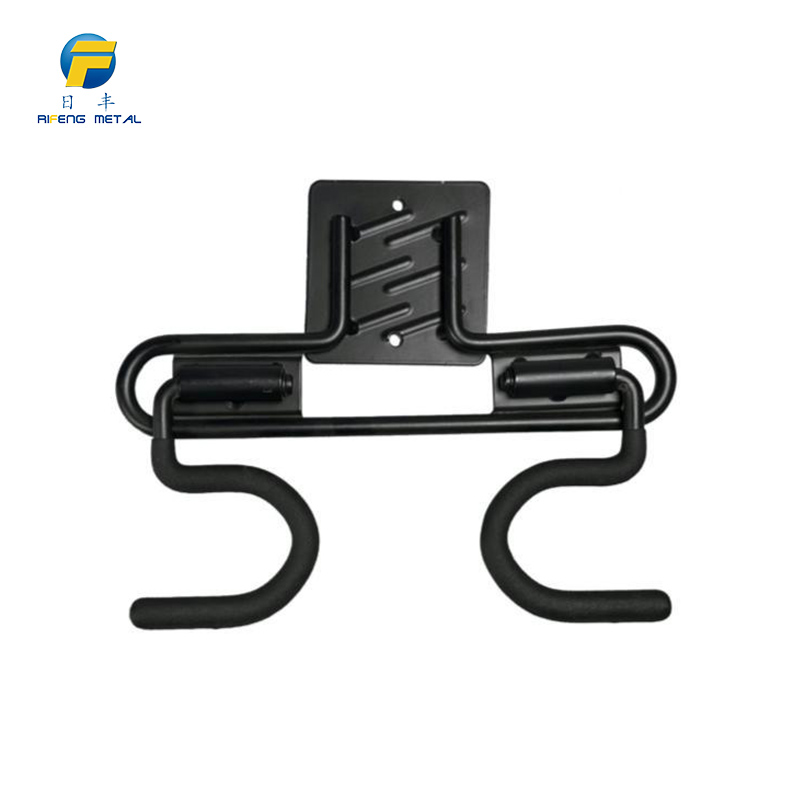 Heavy-duty garage broom with hole metal double S-hook for heavy weight storage