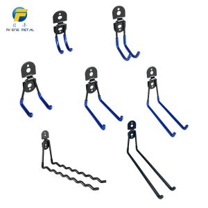 Round head welding plate dipped coating hook set, garage organizing rack