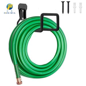 Garden hose bracket, metal durable hose hook, for garden hose storage