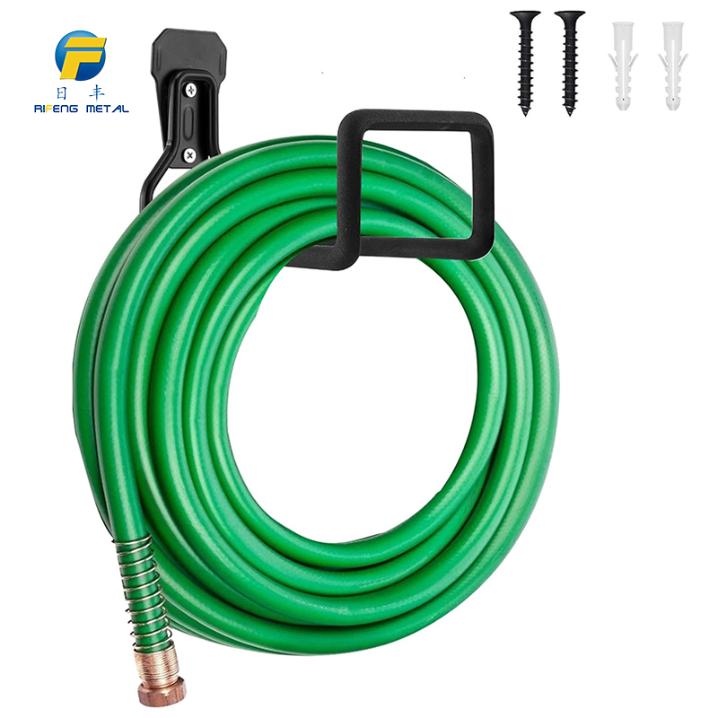 Garden hose bracket, metal durable hose hook, for garden hose storage