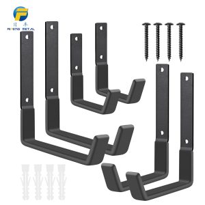 L-shaped dip metal flat steel warehouse wall mount organizer