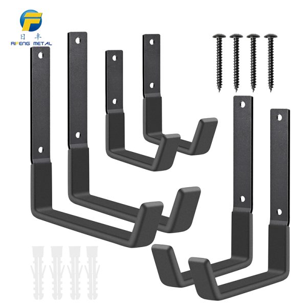 L-shaped dip metal flat steel warehouse wall mount organizer