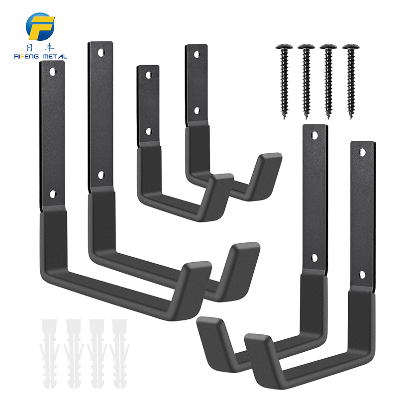 L-shaped dip metal flat steel warehouse wall mount organizer