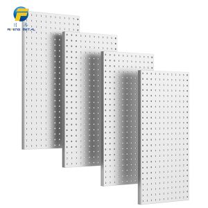 Ultrawall 4 Pcs Metal Pegboard Wall Panels, Peg Boards for Garage Tool Storage