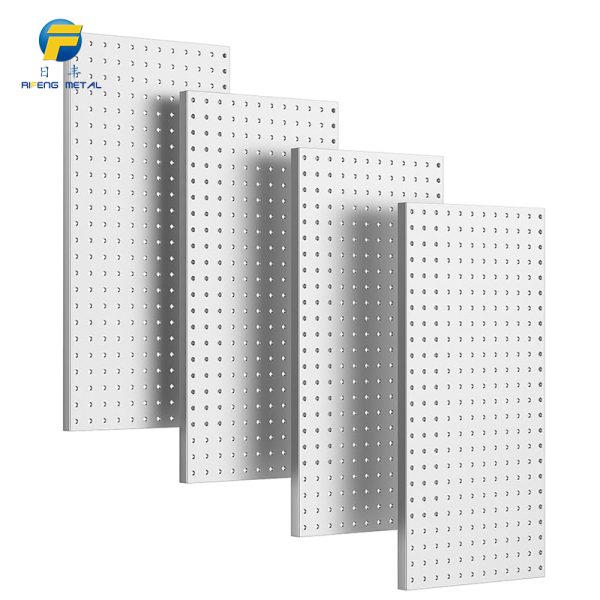 Ultrawall 4 Pcs Metal Pegboard Wall Panels, Peg Boards for Garage Tool Storage