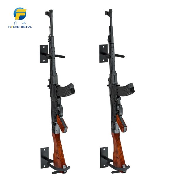 Adjustable distance detachable gun gun wall hanging display rack