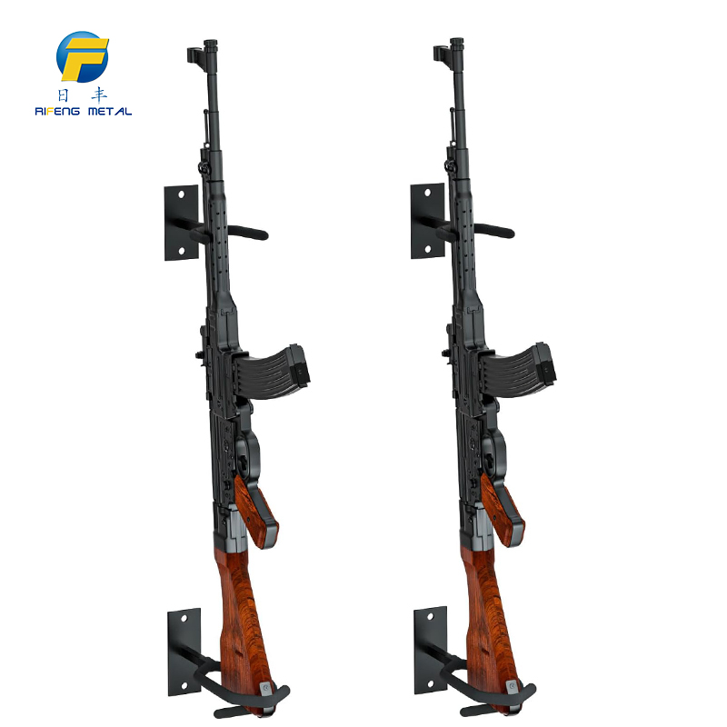 Adjustable distance detachable gun gun wall hanging display rack