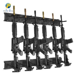 Gun display rack with adjustable distance slots 3/6/4/8