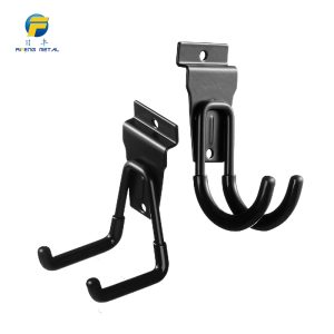 Slatwall orange hook garage storage tool multi-functional double line hook
