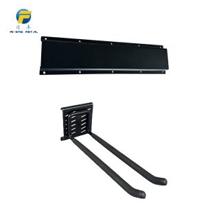 Garage warehouse Slider black double line straight hook