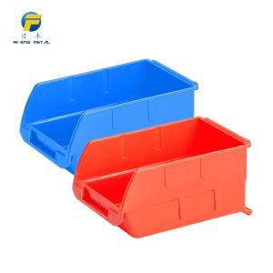 Small red/blue storage parts box material component plastic box