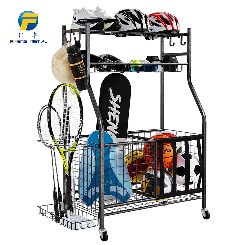 Sporting goods shelf, a shelf for storing all kinds of miscellaneous items