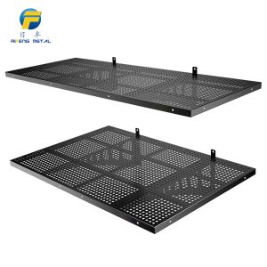 Single layer strong load-bearing adjustable wall shelves for warehouse