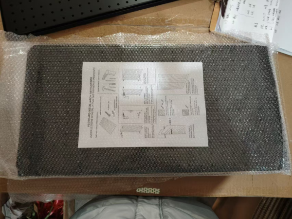 Ultrawall 4 Pcs Metal Pegboard Wall Panels, Peg Boards for Garage Tool Storage
