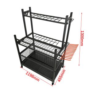 Multi-functional use of the garage courtyard farm tool cleaning storage rack