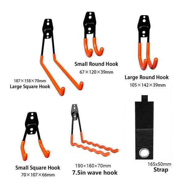 Heavy Duty garage storage hook，warehouse wall-mounted heavy-duty hook