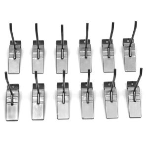 Slatwall stationery and ornament display hook, versatile straight hook