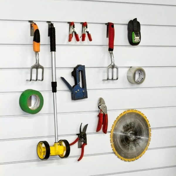 Slatwall stationery and ornament display hook, versatile straight hook