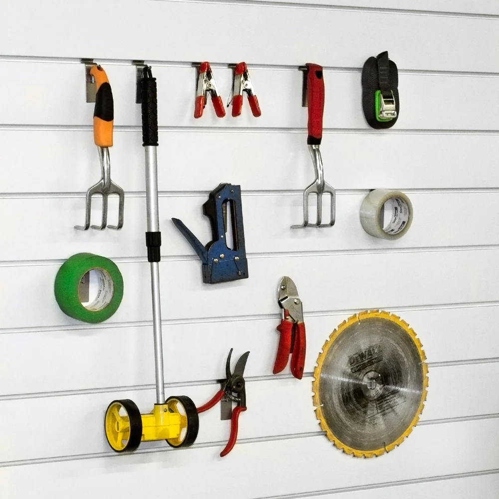 Slatwall stationery and ornament display hook, versatile straight hook