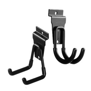Slatwall orange hook garage storage tool multi-functional double line hook