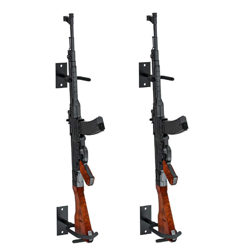 Adjustable distance detachable gun gun wall hanging display rack