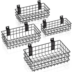 Basket storage basket for slatted walls, a practical tool for storage and organization