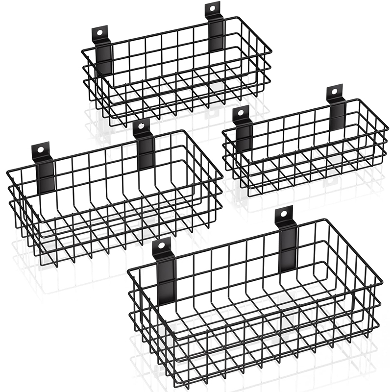 Basket storage basket for slatted walls, a practical tool for storage and organization