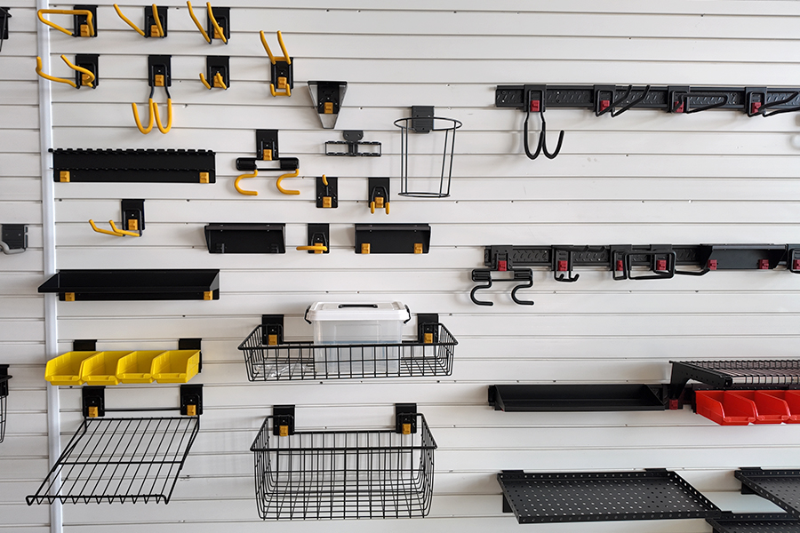 Slatwall Hose Hooks Heavy Duty Garage Storage with Buckles2