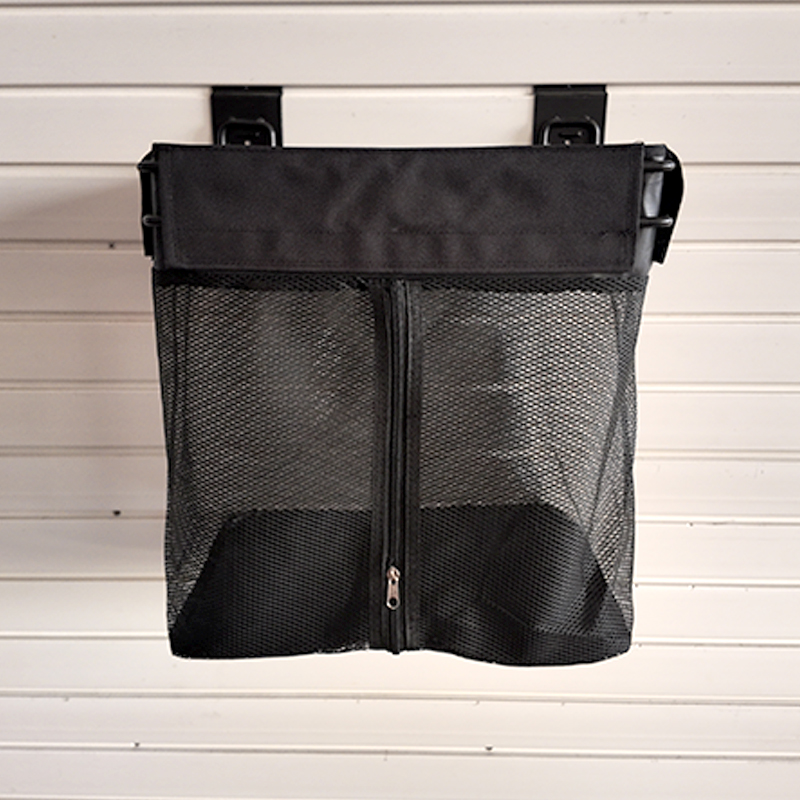 Slatwall bag frame, used for storing household items and balls