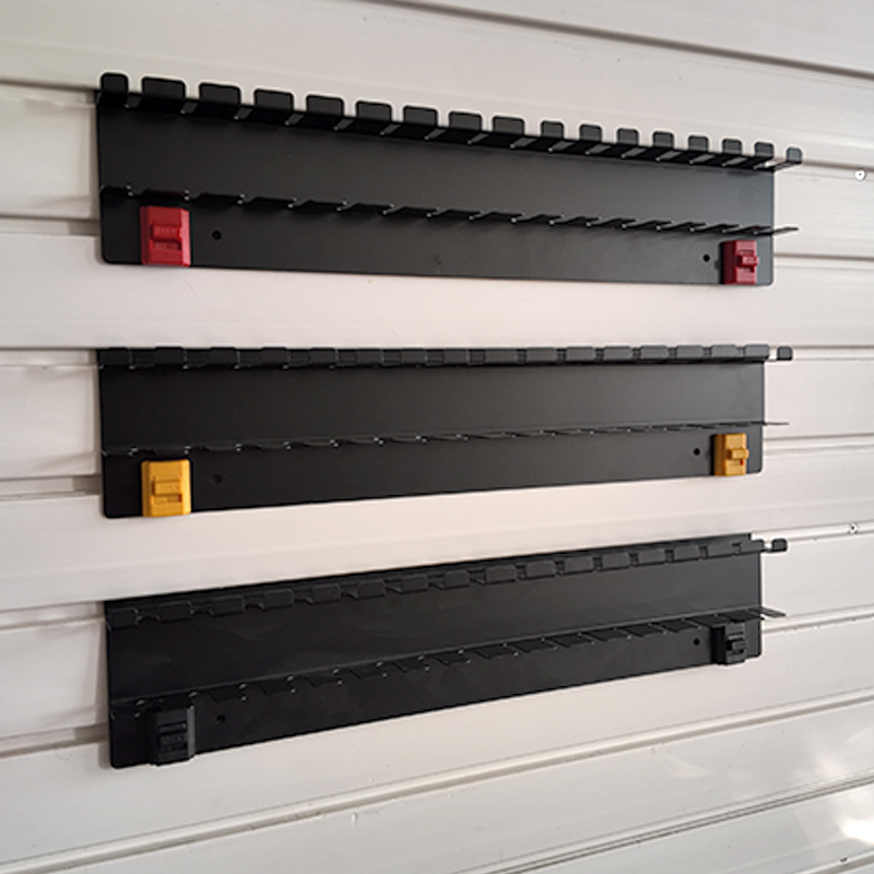 50cm multi slot wall mounted screwdriver holder, for slat wall storage