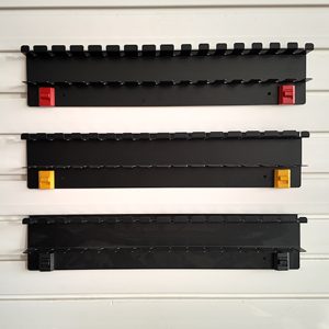50cm multi slot wall mounted screwdriver holder, for slat wall storage