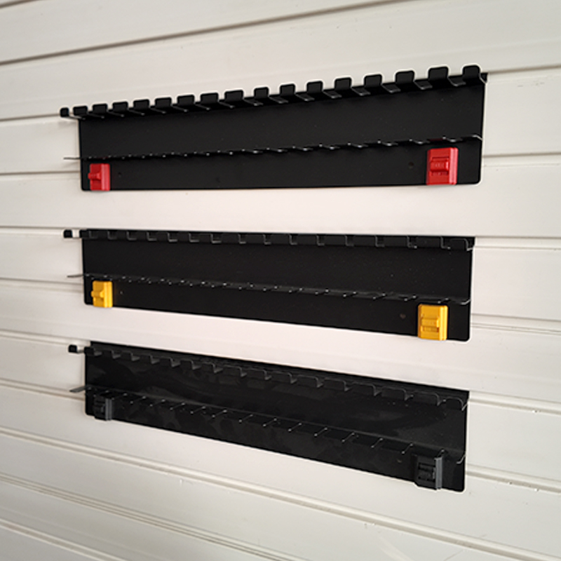 50cm multi slot wall mounted screwdriver holder, for slat wall storage