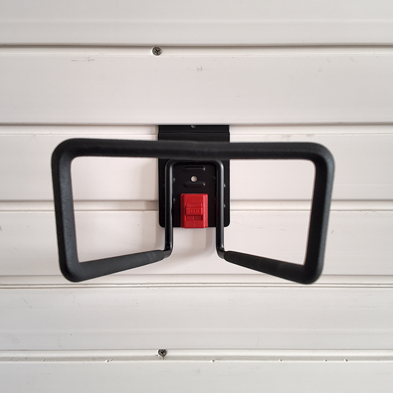 Large water pipe hook with lock buckle, for storing garden water pipe tools