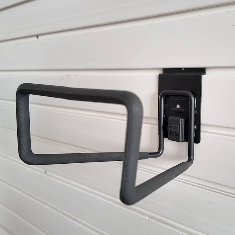 Large water pipe hook with lock buckle, for storing garden water pipe tools