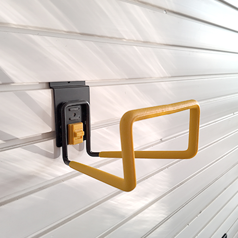 Large water pipe hook with lock buckle, for storing garden water pipe tools