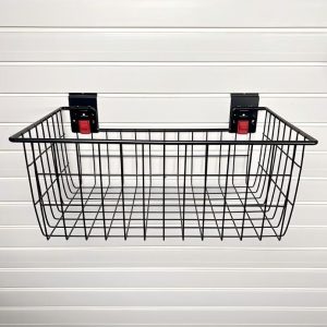Slatwall large basket for garage storage