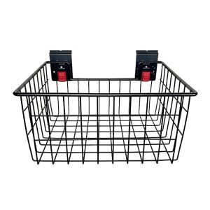 Slatwall medium-sized basket for garage storage