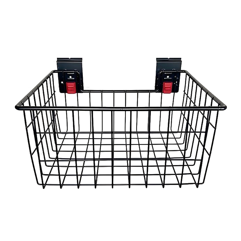 Slatwall medium-sized basket for garage storage