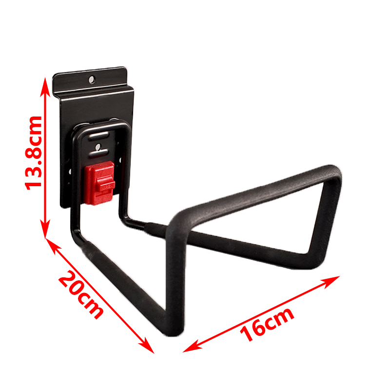 Large water pipe hook with lock buckle, for storing garden water pipe tools