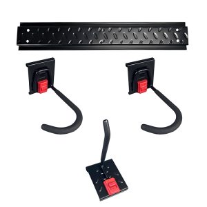 Wholesaler wall mounted combination hook, used for storing bicycle equipment