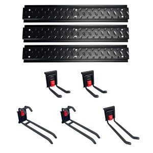 Garage straight hook combination storage hook, used for skateboard and ladder storage