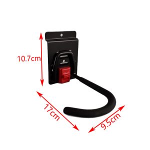 Slatwall Hose Hooks, Heavy Duty Garage Storage Utility Tool Double Holder Bike Hanger Organizer