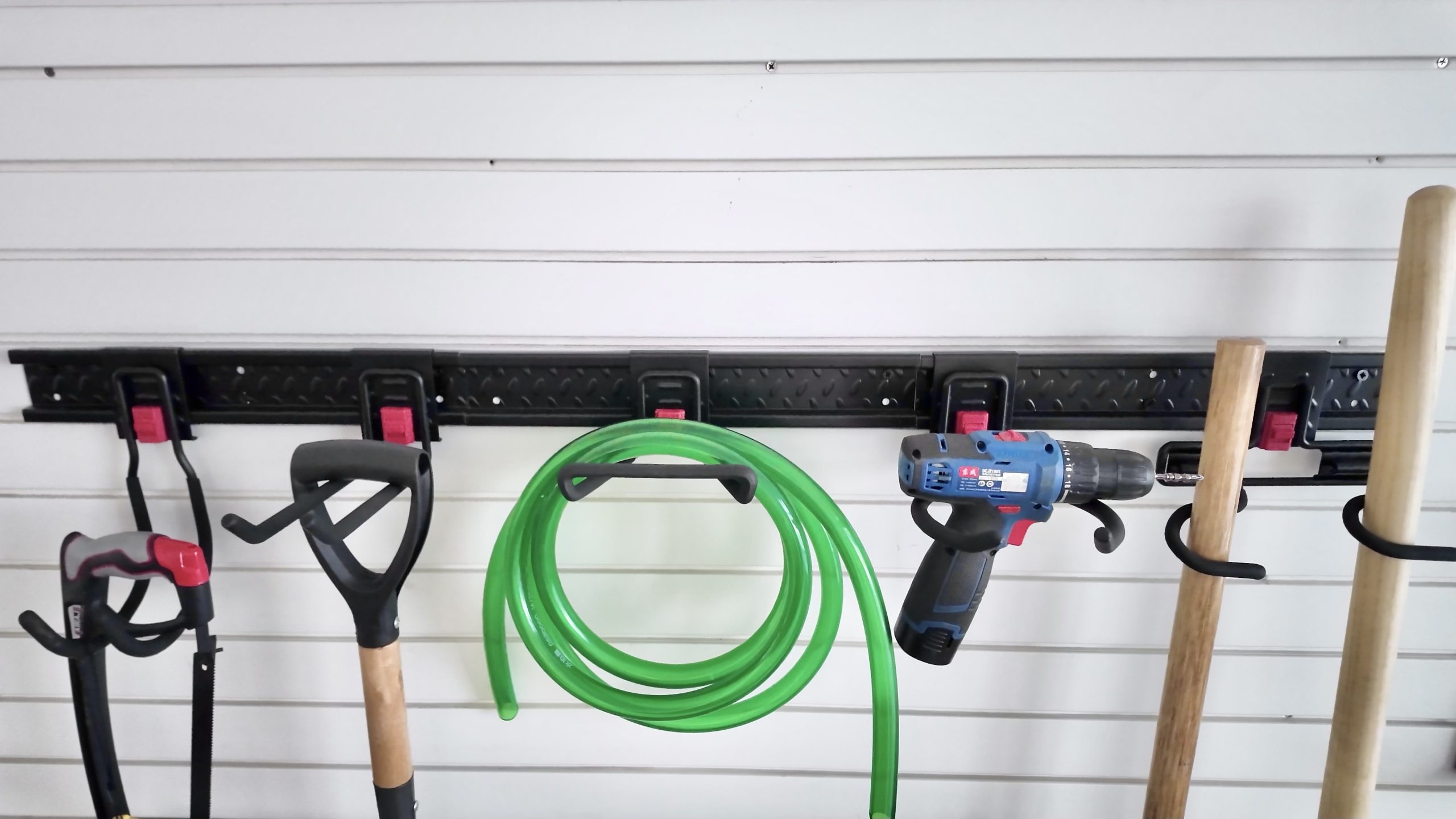 Wholesale metal wall hanging lock hook combination for storage of long handled shovel tools