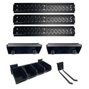 Magnetic tool storage rack for screw and wrench pliers tool classification