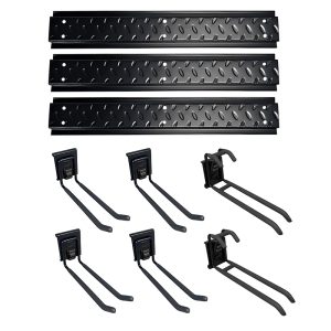 Garage wall mounted 8-inch hook for hose and shovel storage